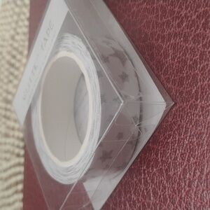 Silver Stars Self-Adhesive Glitter Tape by Meri Meri 3 Yards NEW